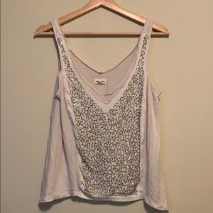 Silence + Noise Urban Outfitters Sequin Swing Tank